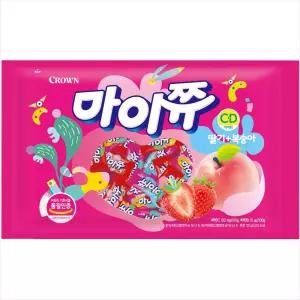 크라운 마이쮸 딸기복숭아 720g//2개구매시 1000원DCx넉넉한 유통기한