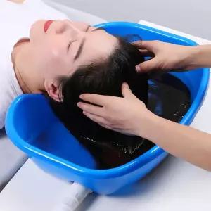 간이 세발기 환자 노인 임산부 누워서 머리감기 대야 통 DD-11595