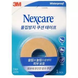 3M 넥스케어 물집방지쿠션 테이프 1inch 솜류 뒤꿈치쿠션 구두뒤꿈치 방수밴드