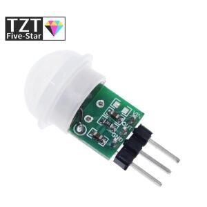 GREATZT 1/3/5PCS 미니 IR 초전기 적외선 모션 인간 감지기 자동 모듈 AM312 센서 DC 2.7~12V