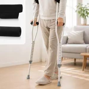 겨드랑이 손잡이 목발패드 목발쿠션 1세트 커버 보행보조 보호대 보행보조용품 목발용쿠션