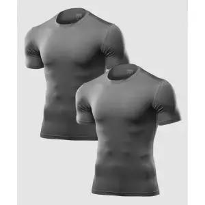 ARMEDES 2PACK 언더레이어 무지 테크핏 반팔 상의 AR 51 10컬러