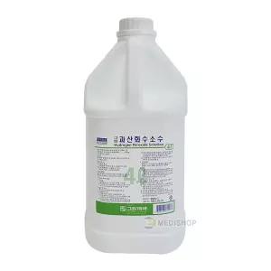 그린제약 과산화수소 4L 소독제 환부소독 상처소독