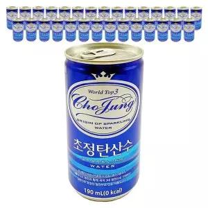 [하프클럽/기타]일화 초정탄산수 플레인 190ml x  30캔