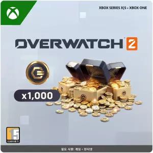 엑스박스 [Xbox 콘솔 전용] Xbox 오버워치 2 - 1,000 코인 추가컨텐츠 Digital Code [24시간 발송]