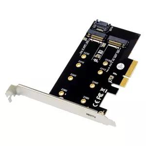 넥스트유 화이듀 NVME SSD M.2 PCIE 변환 컨버터 어댑터 카드 NEXT-M2296PCIe453078