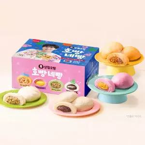 삼립호빵 4가지 맛 모두 맛보는 호빵네빵 12입 1박스(12입)