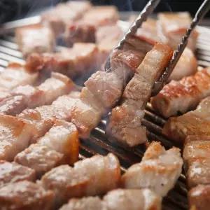 큐브 삼겹살 500g +500g (총1kg)
