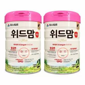 파스퇴르 위드맘 제왕 분유 2단계 750g x 2개