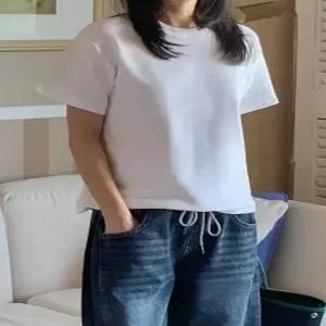 데일리 피치기모 스판 라운드넥 반팔 (9 color)