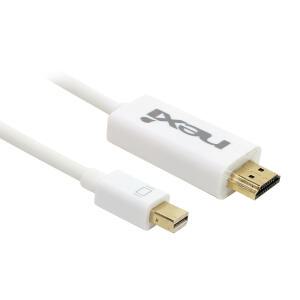 넥시 MINI DP TO HDMI 케이블 미니 디스플레이포트 모니터케이블 노트북 TV 영상