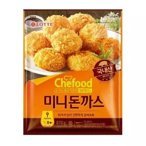 롯데푸드 쉐푸드 미니 돈까스 870g