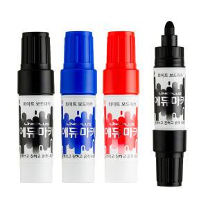 라인플러스 에듀마카 화이트 보드마카 둥근촉