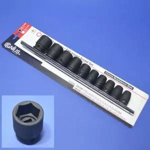 지니어스 1/2SQ 임팩소켓세트 CM-410M 12.7mmx10종 2007900 복스알 에어임팩용소켓 GS-409M2
