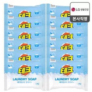 테크 베이킹소다 빨래비누 180G x 12개