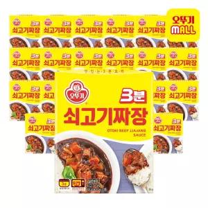 오뚜기 3분 쇠고기짜장 200g, 24개