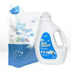 일반/드럼겸용 애터미 액상세탁세제 본품 2kg/리필 2.1kg