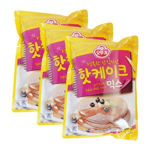 오뚜기 행복한 간식시간 핫케이크 믹스 500g 3개