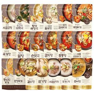 아워홈  즉석국 곰탕 미역국 갈비탕 추어탕 육개장 감자탕 부대찌개 순댓국 삼계탕