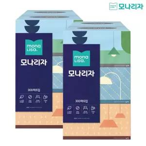 모나리자 미용티슈 300매 6입 2팩