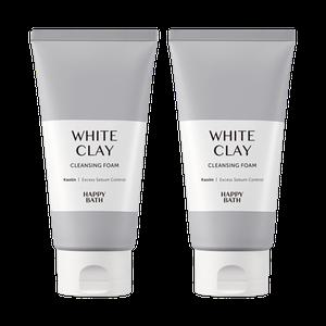 해피바스 화이트 클레이 모공 클렌징 폼 150ml x2개