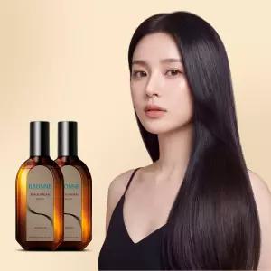 라온느 블랙 아르간 2X 리치 헤어오일 극손상 머리 에센스 100ml 2개