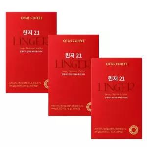 린저21 헤이즐넛 노프림 100T X 3개 헤이즐 블랙커피 카누