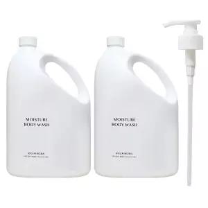 아모레퍼시픽 대용량 모이스처 바디워시 4.2Kg x 2개 + 펌프 리필용 해피바스 리뉴얼