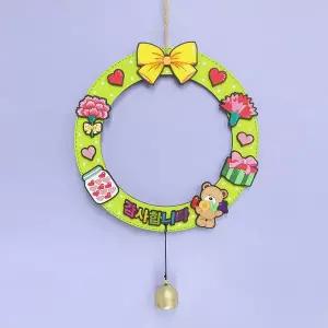 정인아트 우드 원리스 2개입 (직경 21cm) / 만들기 재료 / 부자재