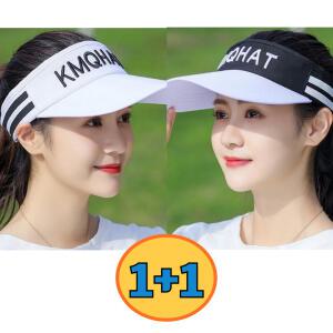1+1 넓은챙 골프모자 썬캡 햇빛가리개 모자(2개세트)