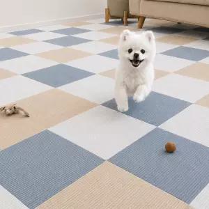 레토 강아지매트 퍼즐 논슬립 미끄럼방지 고양이 애견 매트 카페트 30x30cm 10장 세트