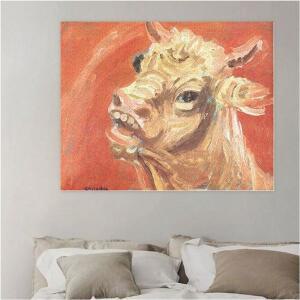 [모노기와]붙이는 동화적 그림 벽/테이블 패브릭포스터 30x40 이중섭 23 type3