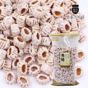 맛을그리다 쌀대롱 1kg / 마카롱과자 추억의 옛날과자 술안주 간식 주전부리