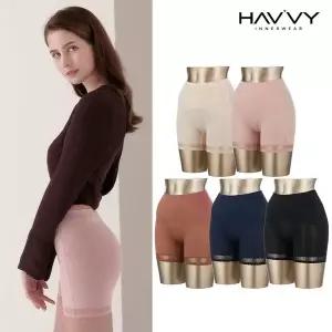 [하프클럽/하비]Y존압박프리 레이스햄라인 네모 거들팬티