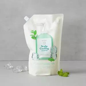 노브랜드 덜어쓰는 쿨링 샴푸 1200ml
