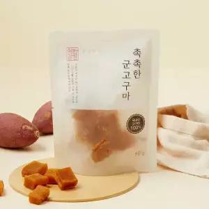 맛있는家 [착한상점] 국산 촉촉한 군고구마 말랭이 60g 5팩