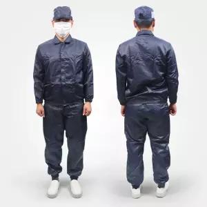 크린룸 무진복 ( 네이비 - TP 투피스 상하의 SET ) 제전 방진복
