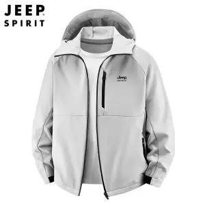 JEEPspirit 남성용 후드 재킷 아웃도어 스포츠 루즈핏 바람막이자켓