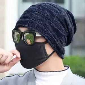 [콩심팥심]남자 방한모자 겨울 융털 기모비니 패션 모자 4컬러