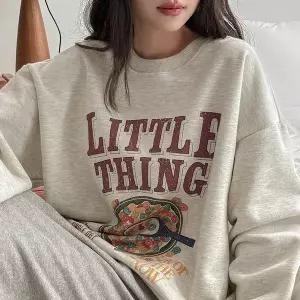 [공구우먼] [제작] 리를띵 리얼루즈 나염 맨투맨 84670 빅사이즈 여성의류