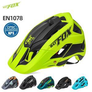 자전거 헬멧 BATFOX MTB 사이클링 통합 DH 산악 안전 모자 스포츠 도로 경주 오프로드 여성 남성