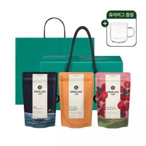 [오설록](신세계 사우스시티)20입 파우치 세트 (달빛,삼다연,동백)(유리머그 증정)(선물지함&쇼핑백 포함)