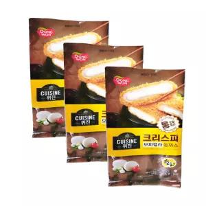 동원 퀴진 크리스피 돈까스 모짜렐라 치즈 450g x 3개