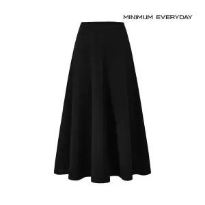 미니멈_SP 미니멈 에브리데이 플레어 베이직 밴딩 기모 롱 스커트 EB4WH013D 1145375
