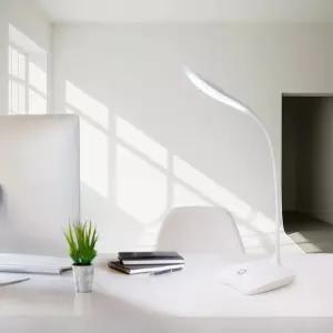 미니 충전식 LED 스탠드 독서등 USB 무드등 학습조명 3단밝기 16x12.5x38cm