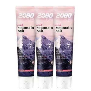 2080 퓨어 마운틴 히말 핑크 솔트 마일드민트 치약 120g X 9개