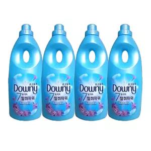 다우니 탈취파워 레몬그라스 라일락 초고농축 섬유유연제 본품 1L x 4개