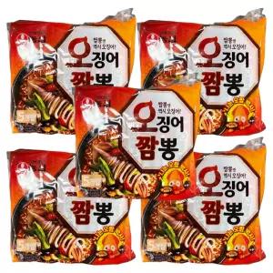 농심 오징어짬뽕 멀티팩 620g X 5개 (총25봉)