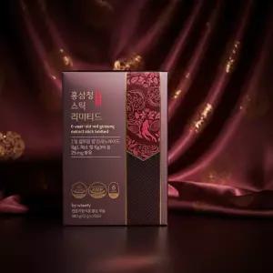 홍삼정 스틱 리미티드 선물세트 2개월분 쇼핑백 포함 1개 진세노사이드 25mg 함유