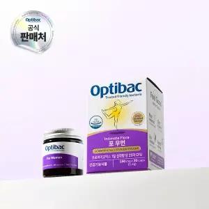 [옵티박]공식수입 25억 비건 슬림 캡슐 여성유산균 포우먼
